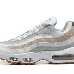 Air Max 95 TT White Grey and Orange DM0011-100  Running Shoes Men's