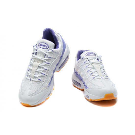 Air Max 95 TT White Purple DM0011-101 Running Shoes Men's