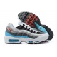 Air Max 95 TT White Red Black CV6971-100 Running Shoes Men's