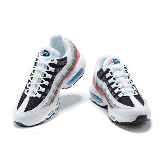 Air Max 95 TT White Red Black CV6971-100 Running Shoes Men's