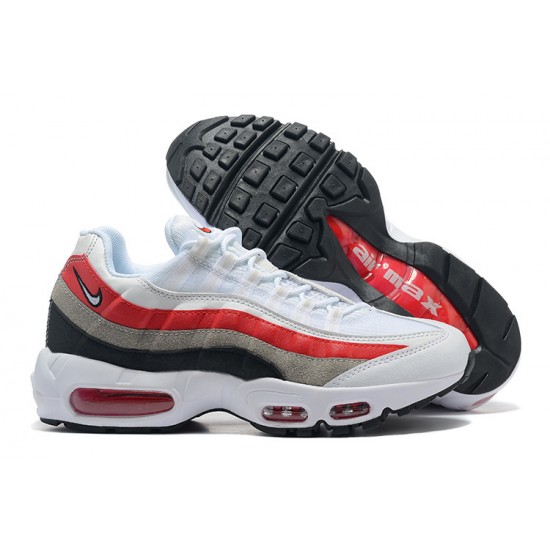 Air Max 95 TT White Red DQ3430-001 Running Shoes Men's