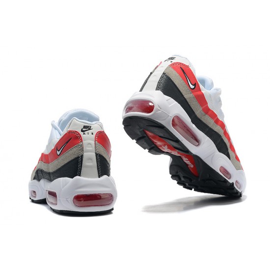 Air Max 95 TT White Red DQ3430-001 Running Shoes Men's