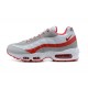 Air Max 95 TT White Red and Grey Running Shoes Men's