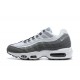 Air Max 95 TT White and Grey Running Shoes Men's