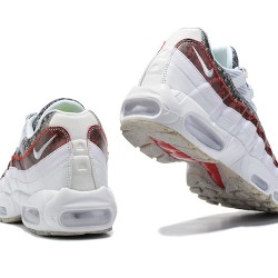 Air Max 95 TT White and Red Running Shoes Men's