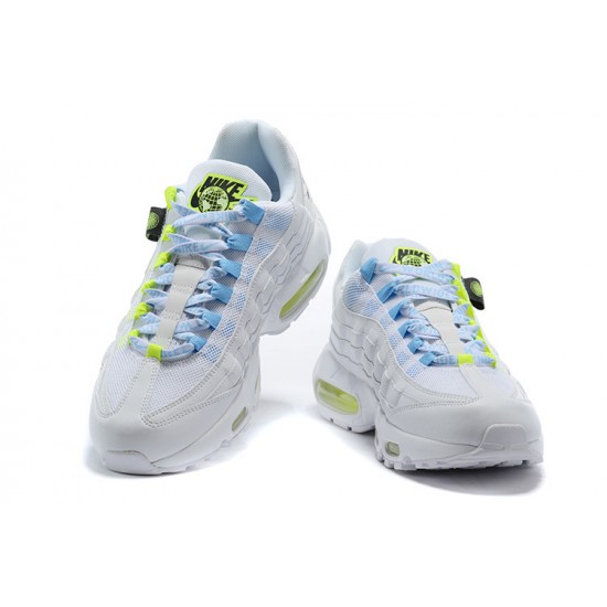 Air Max 95 TT Worldwide White Yellow CV9030-100 Running Shoes Women's/Men's