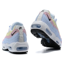 Air Max 95 TT Blue Yellow Pink Running Shoes Women's