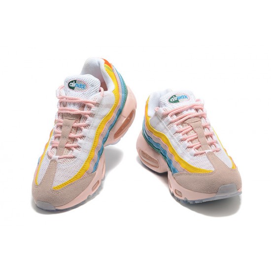 Air Max 95 TT Yellow Pink White DQ9323-200 Running Shoes Women's