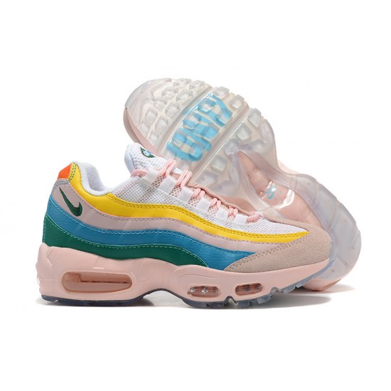 Air Max 95 TT Yellow Pink White DQ9323-200 Running Shoes Women's