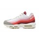 Air Max Plus White Red Running Shoes Men's