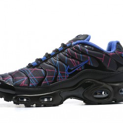 Air Max Plus Tn Black Blue AQ9979-400 Running Shoes Men's