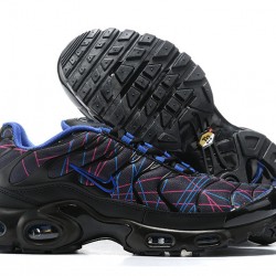 Air Max Plus Tn Black Blue AQ9979-400 Running Shoes Men's