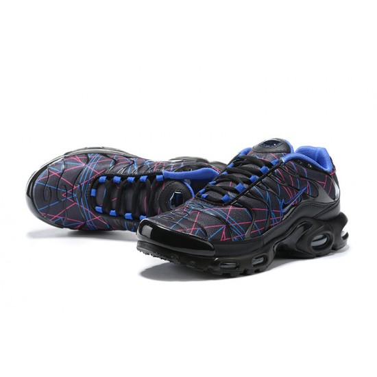 Air Max Plus Tn Black Blue AQ9979-400 Running Shoes Men's