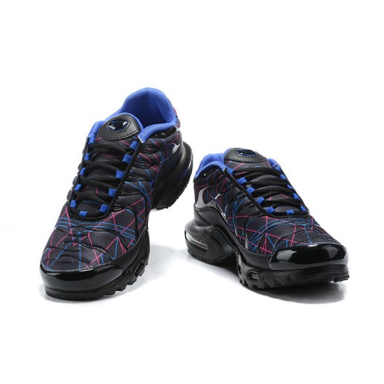 Air Max Plus Tn Black Blue AQ9979-400 Running Shoes Men's