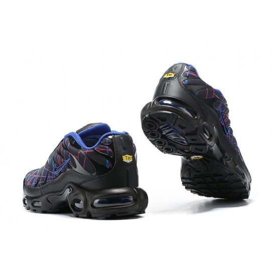 Air Max Plus Tn Black Blue AQ9979-400 Running Shoes Men's