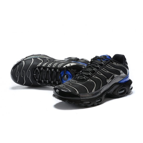 Air Max Plus Tn Black Blue CW2646-001 Running Shoes Men's