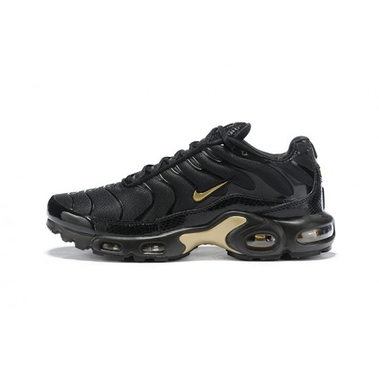 Air Max Plus Tn Black Gold 852630-001 Running Shoes Men's