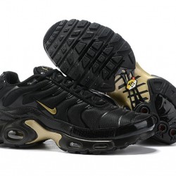 Air Max Plus Tn Black Gold 852630-001 Running Shoes Men's