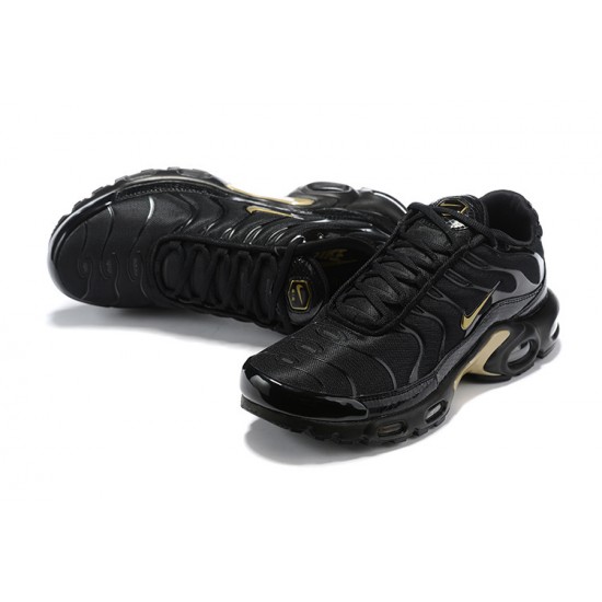 Air Max Plus Tn Black Gold 852630-001 Running Shoes Men's