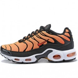 Air Max Plus Tn Black Orange BQ4629-001 Running Shoes Men's