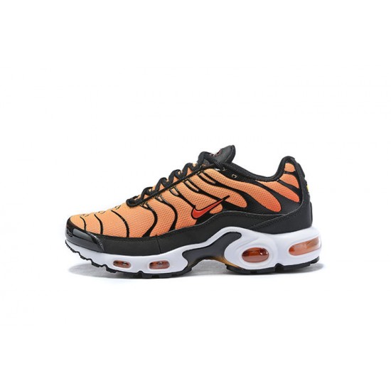 Air Max Plus Tn Black Orange BQ4629-001 Running Shoes Men's