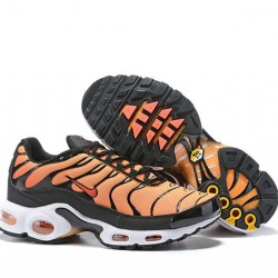 Air Max Plus Tn Black Orange BQ4629-001 Running Shoes Men's