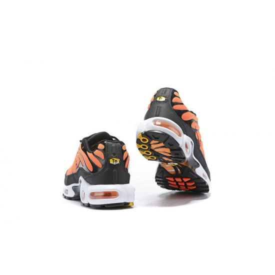 Air Max Plus Tn Black Orange BQ4629-001 Running Shoes Men's