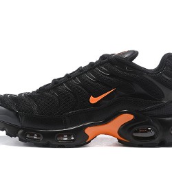 Air Max Plus Tn Black Orange Running Shoes Men's