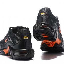 Air Max Plus Tn Black Orange Running Shoes Men's