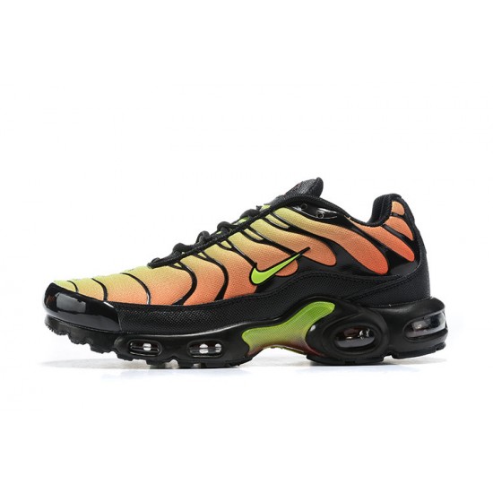 Air Max Plus Tn Black Yellow AQ9979-001 Running Shoes Men's