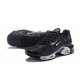 Air Max Plus Tn Black and White Running Shoes Men's