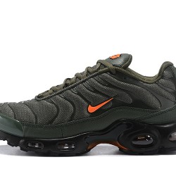 Air Max Plus Tn Green Orange Running Shoes Men's