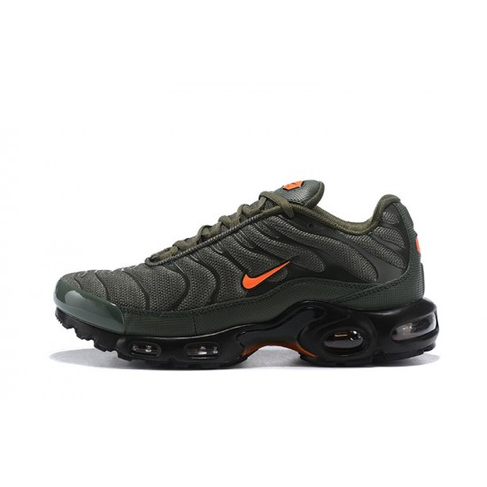 Air Max Plus Tn Green Orange Running Shoes Men's