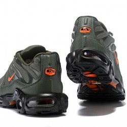 Air Max Plus Tn Green Orange Running Shoes Men's