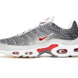 Air Max Plus Tn Grey and White Running Shoes Men's