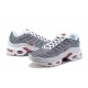 Air Max Plus Tn Grey and White Running Shoes Men's