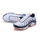 Air Max Plus Tn QS White Blue and Red Running Shoes Men's