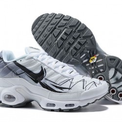 Air Max Plus Tn White Black BV1983-100 Running Shoes Men's