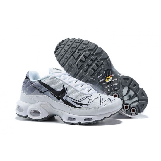 Air Max Plus Tn White Black BV1983-100 Running Shoes Men's