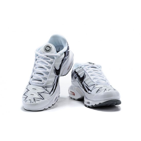 Air Max Plus Tn White Black BV1983-100 Running Shoes Men's