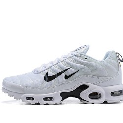 Air Max Plus Tn White Black Running Shoes Men's