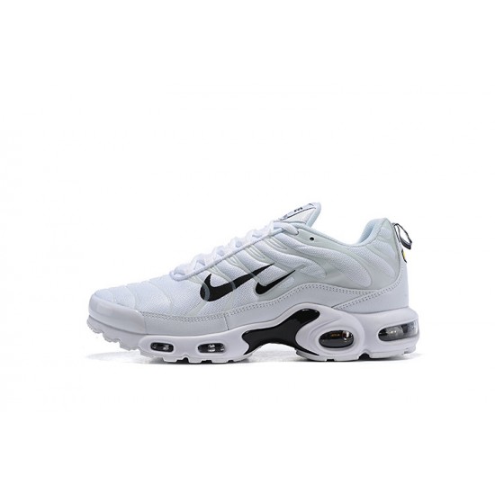 Air Max Plus Tn White Black Running Shoes Men's