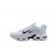 Air Max Plus Tn White Black Running Shoes Men's