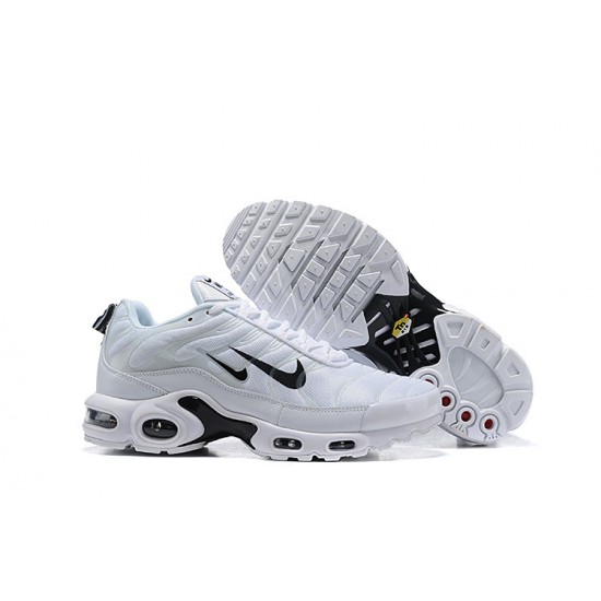 Air Max Plus Tn White Black Running Shoes Men's