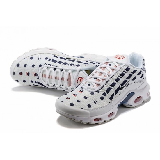 Air Max Plus Tn White Blue CI9103-100 Running Shoes Men's