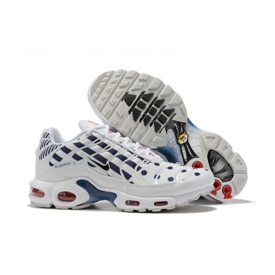 Air Max Plus Tn White Blue CI9103-100 Running Shoes Men's