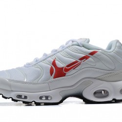 Air Max Plus Tn White Red CU3454-100 Running Shoes Men's