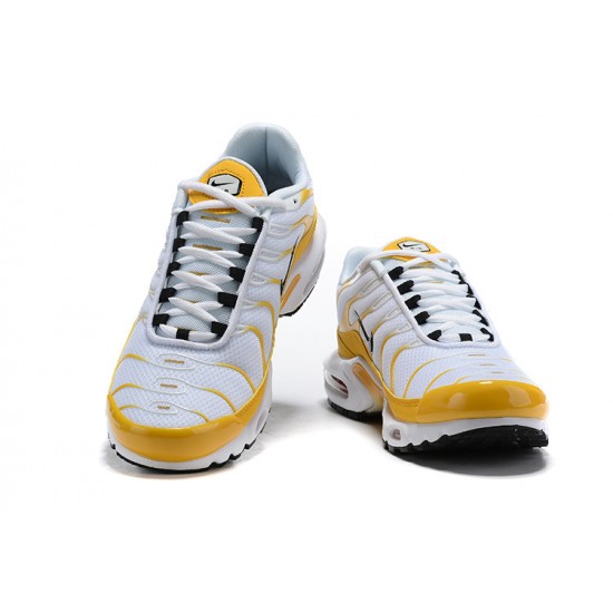 Air Max Plus Tn White Yellow CD7061-700 Running Shoes Men's