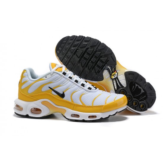 Air Max Plus Tn White Yellow CD7061-700 Running Shoes Men's