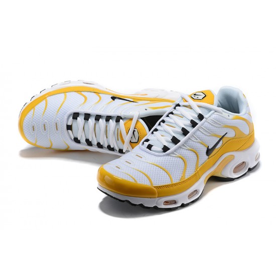 Air Max Plus Tn White Yellow CD7061-700 Running Shoes Men's